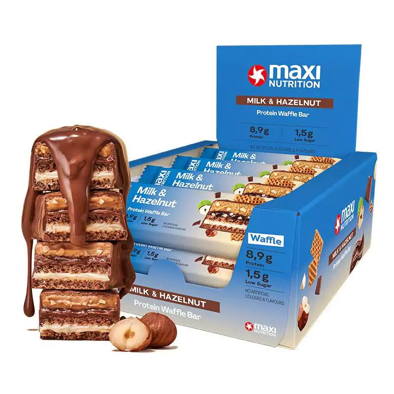 Maxi Nutrition - Milky Waffle Protein Bar 12 x 40g Riegel