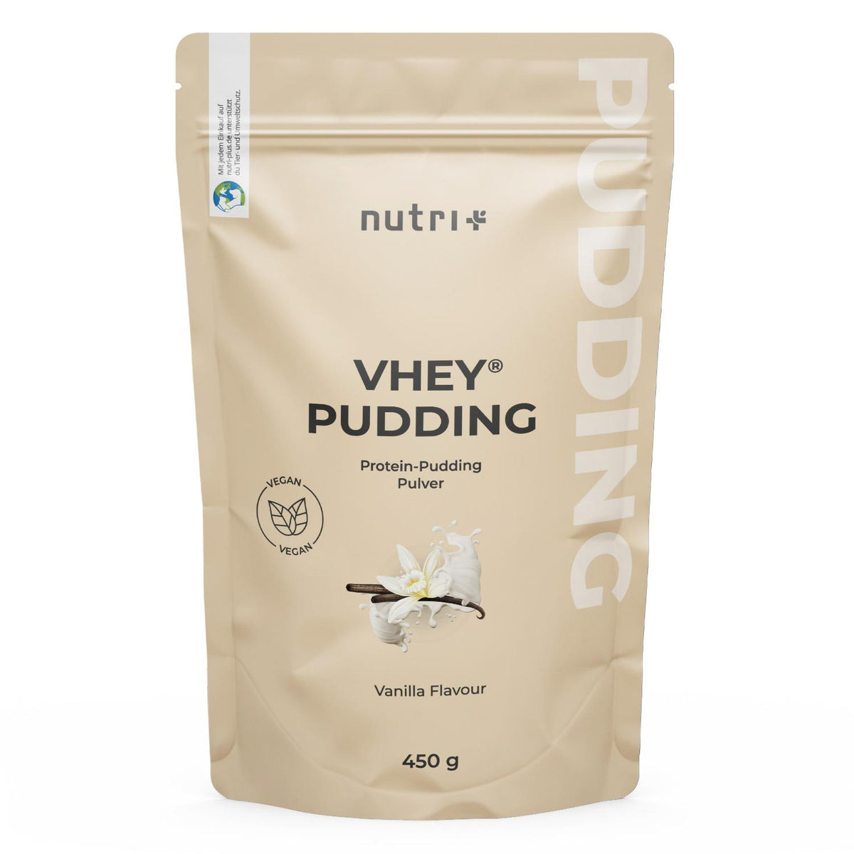 Nutri-Plus - Vegan Protein Pudding Vhey 400g Beutel