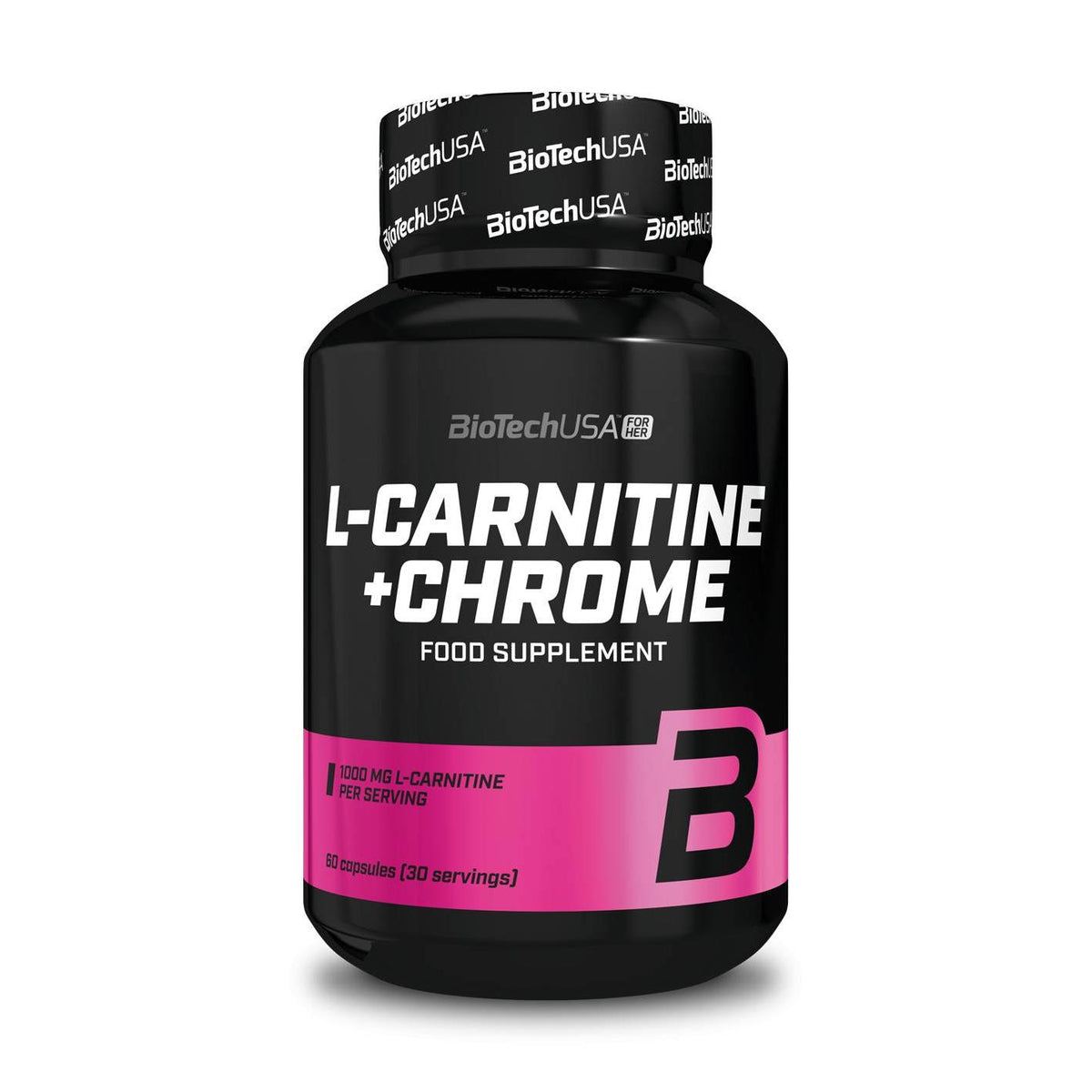 Biotech USA - Carnitin + Chrome 60 Kapseln Dose