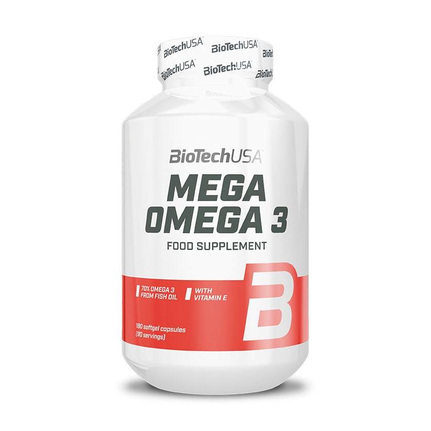Biotech USA - Mega Omega 3 180 Kapseln Dose