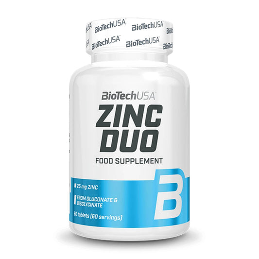 Biotech USA - Zinc Duo (Zinc + Chelate) 60 Tabletten Dose