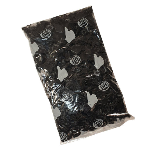 De Bron - Zuckerfreie salzige Lakritzblätter Bigpack 1kg Beutel