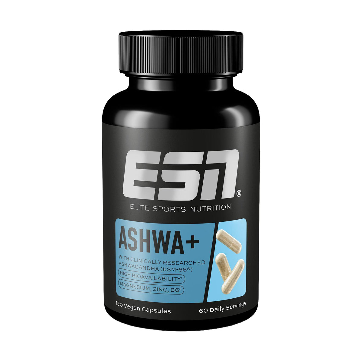 ESN - Ashwa+ 60 Kapseln Dose
