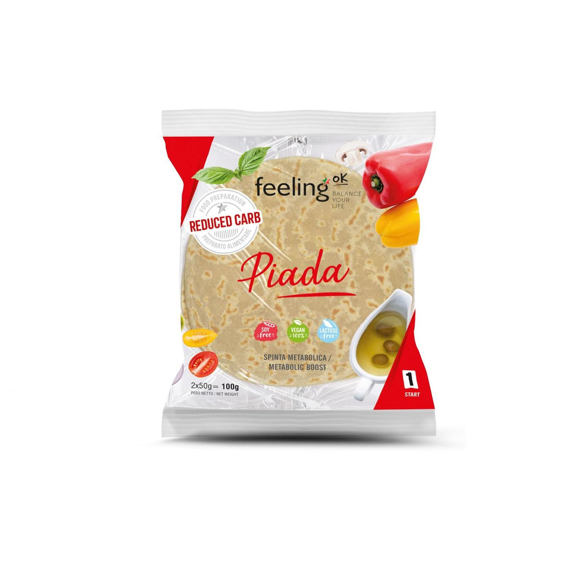 Feeling OK - Protein Wrap Start 1 (30% Protein) 2 x 50g