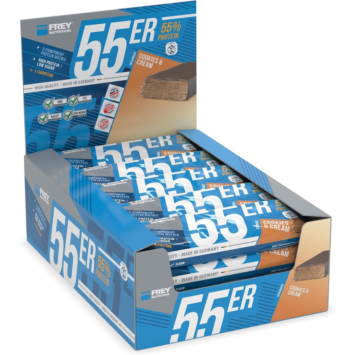 Frey Nutrition - 55er 20 x 50g Riegel
