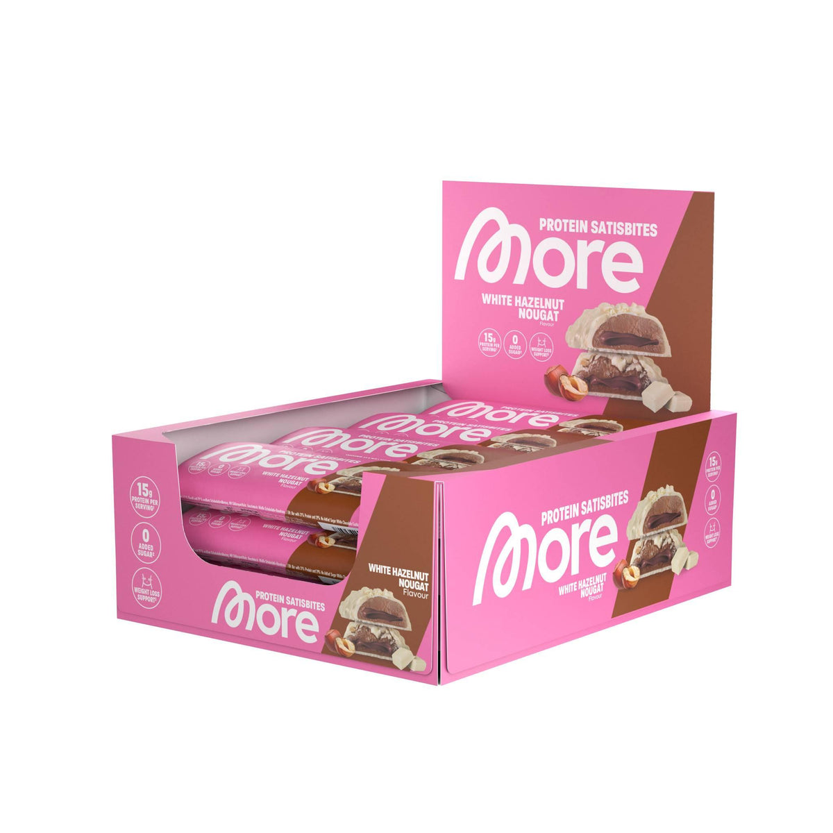 More Nutrition - More Protein Satisbites 12 x 2x25g Riegel
