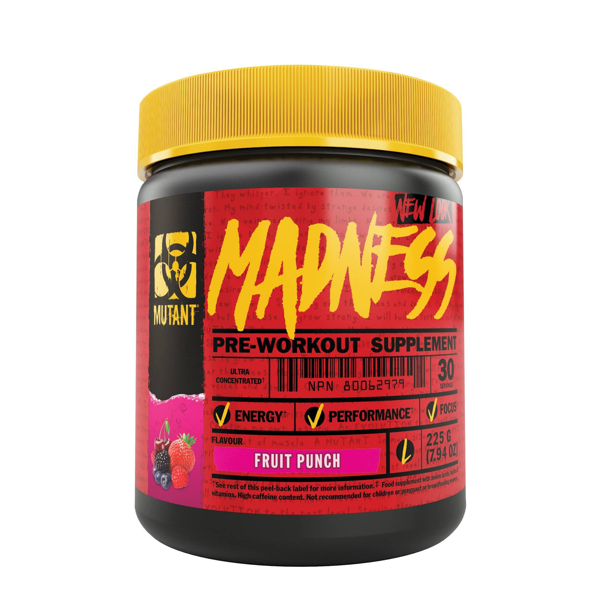 Mutant - Madness Pre-Workout 300g Dose