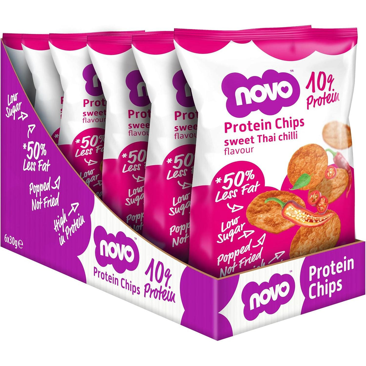 Novo - Protein Chips 6 x 30g Beutel