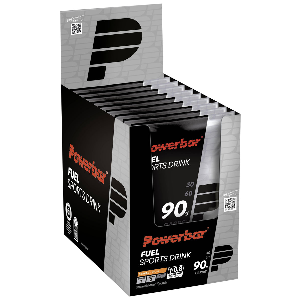 Powerbar - Black Line Fuel 90 Sports Drink 10 x 94g Beutel Orange MHD 30.12.2026