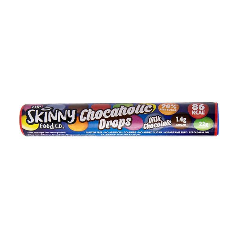 Skinny Food - Chocaholic Drops Schokolinsen 1 x 22g Milk Chocolate