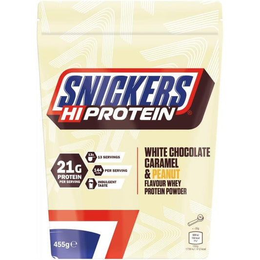 Snickers - Hi Protein Pulver 455g Beutel White