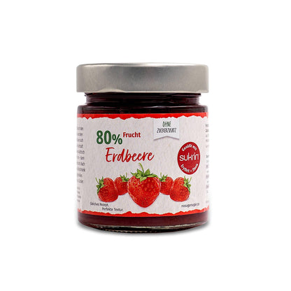 Sukrin - Fruchtaufstrich ohne Zuckerzusatz 225g Glas