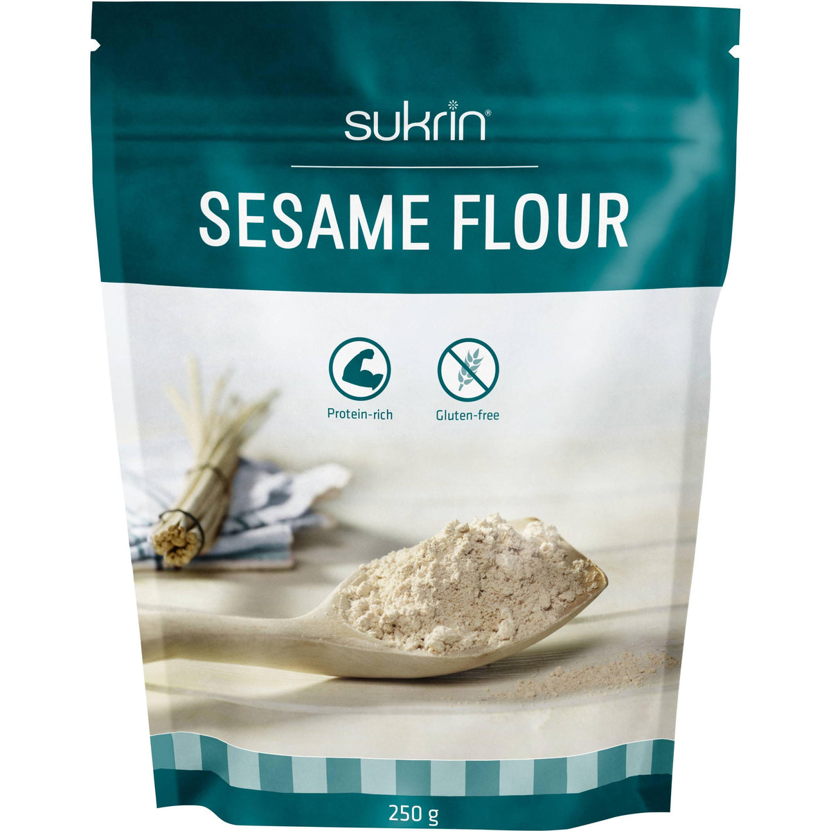 Sukrin - Sesammehl (entölt)  250g Beutel